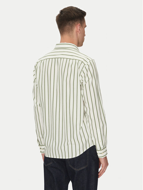 Marc O'Polo Marc O'Polo Marškiniai 522 7216 42598 Žalia Regular Fit