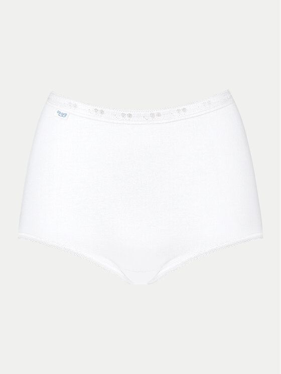 Sloggi Sloggi Mutande classiche a vita alta Basic 10007656 Bianco