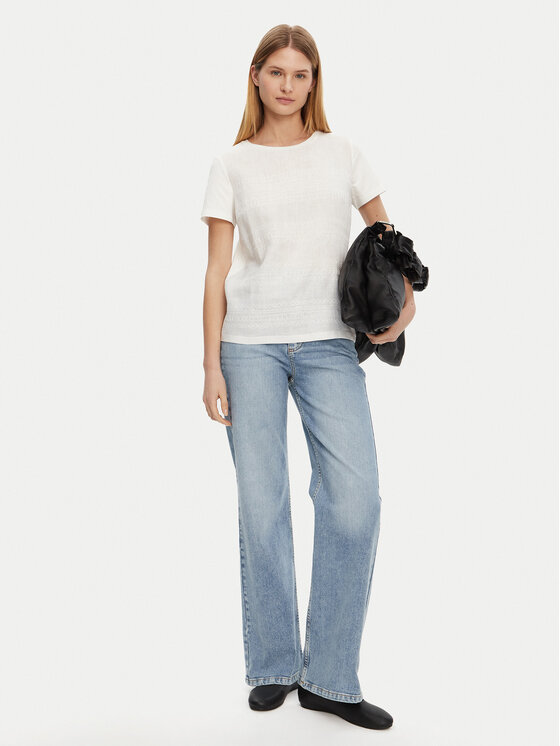 Weekend Max Mara Weekend Max Mara Póló Bondeno 2515941112 Fehér Regular Fit