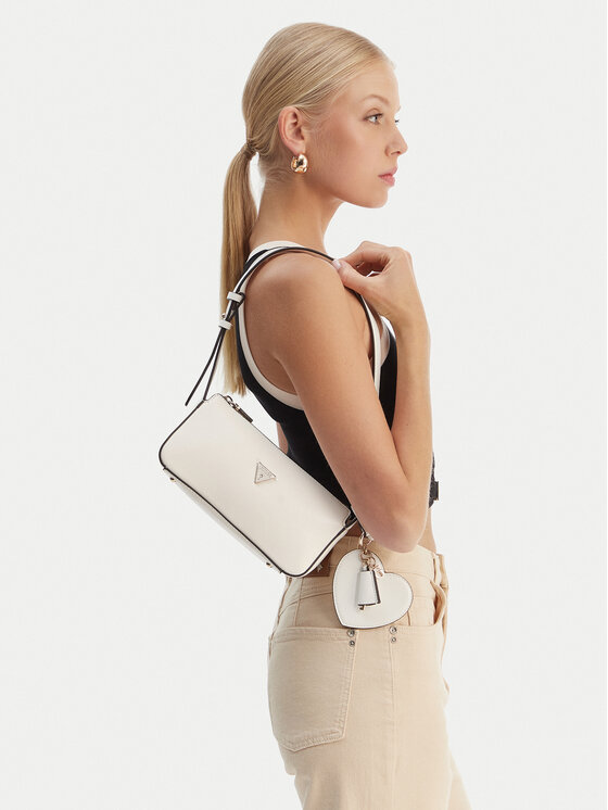 Guess Geantă Isobel Mini HWBG99 32720 Alb
