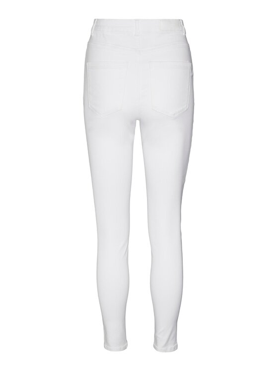 Vero Moda Vero Moda Džinsai Sophia 10262685 Balta Skinny Fit