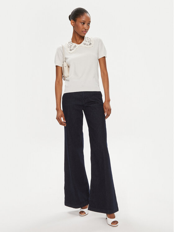 United Colors Of Benetton United Colors Of Benetton Džemper 11HED300Q Bež Regular Fit
