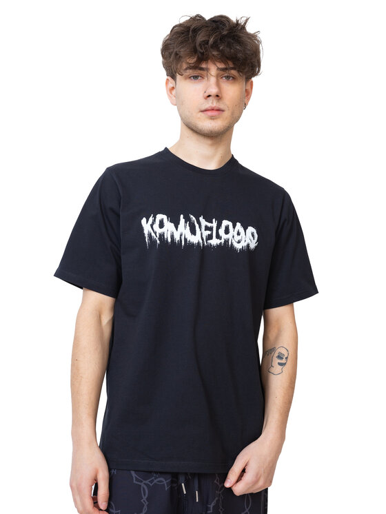 Kamuflage Kamuflage T-Shirt Abyss Czarny Relaxed Fit