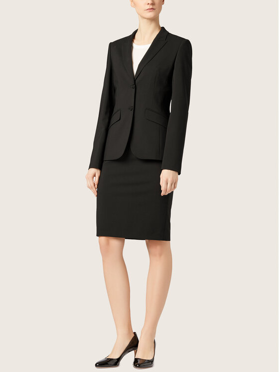 Gonna a matita Vilea 50291813 Nero Slim Fit