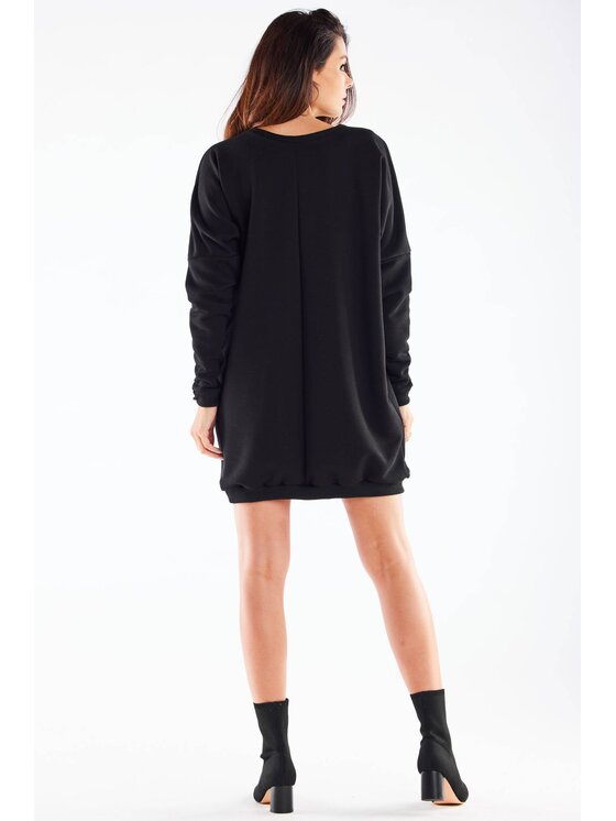Infinite You Infinite You Úpletové šaty M272 Černá Basic Fit