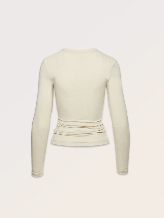 La Mania La Mania Longsleeve MILO Biały Classic Fit
