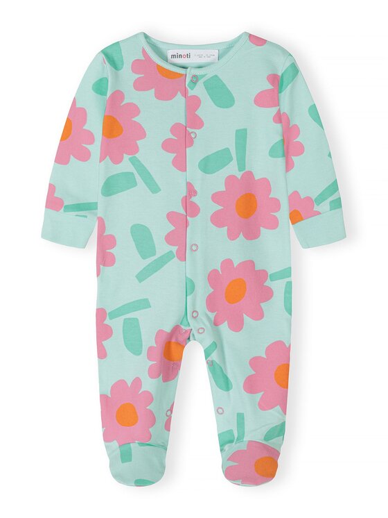 minoti minoti Komplet pajacy 28BABYPACK1 Zielony Regular Fit