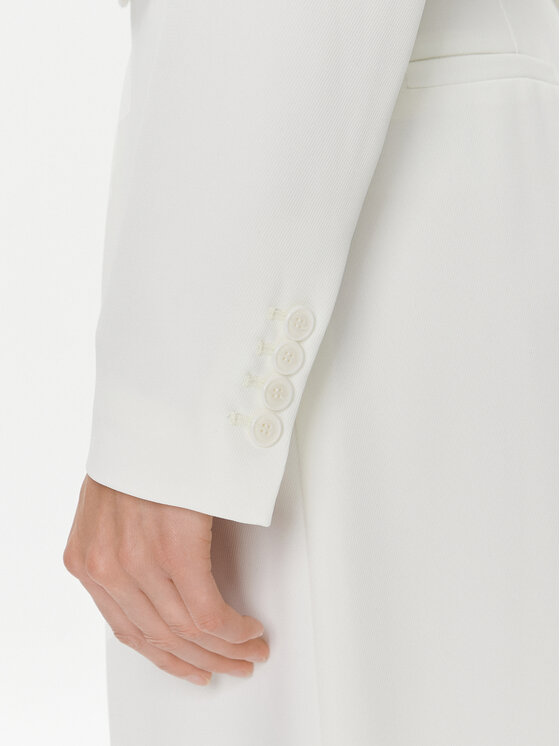 KARL LAGERFELD KARL LAGERFELD Completo blazer e gilet 240W1411 Bianco Regular Fit