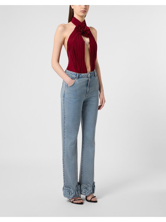 PHILIPP PLEIN PHILIPP PLEIN Jeansy 31162 Niebieski Straight Fit