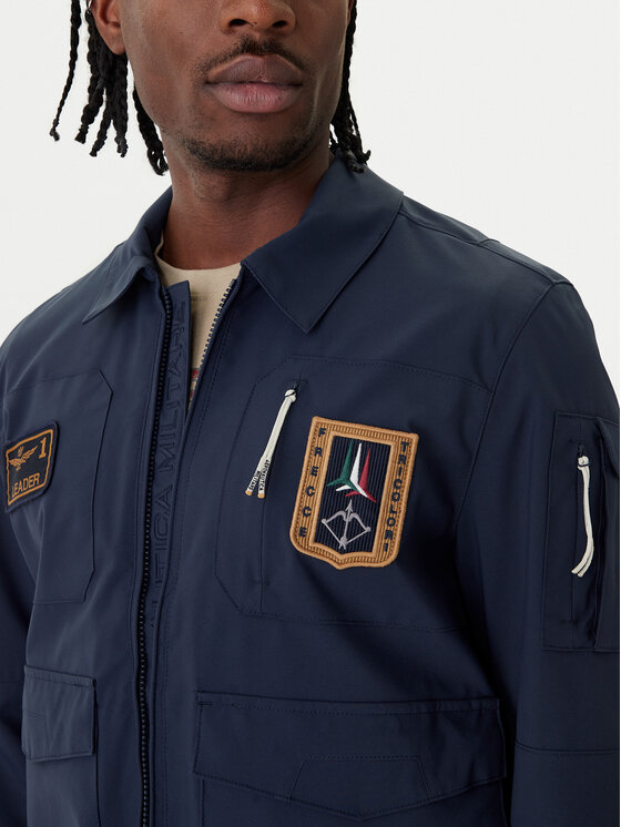 Aeronautica Militare Aeronautica Militare Kurtka bomber 261AB3049UCT04290 Granatowy Regular Fit
