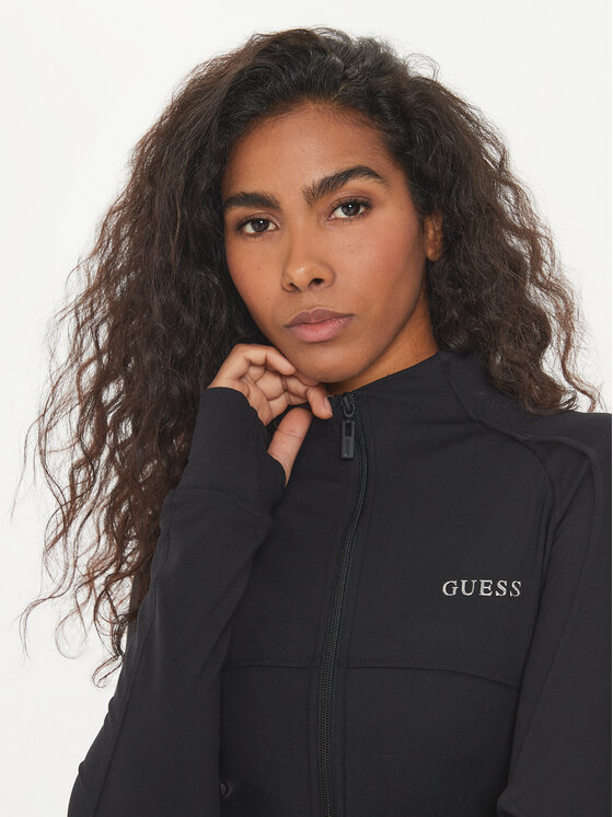 Guess Guess Mikina Marika V4YP12 KCD02 Černá Regular Fit
