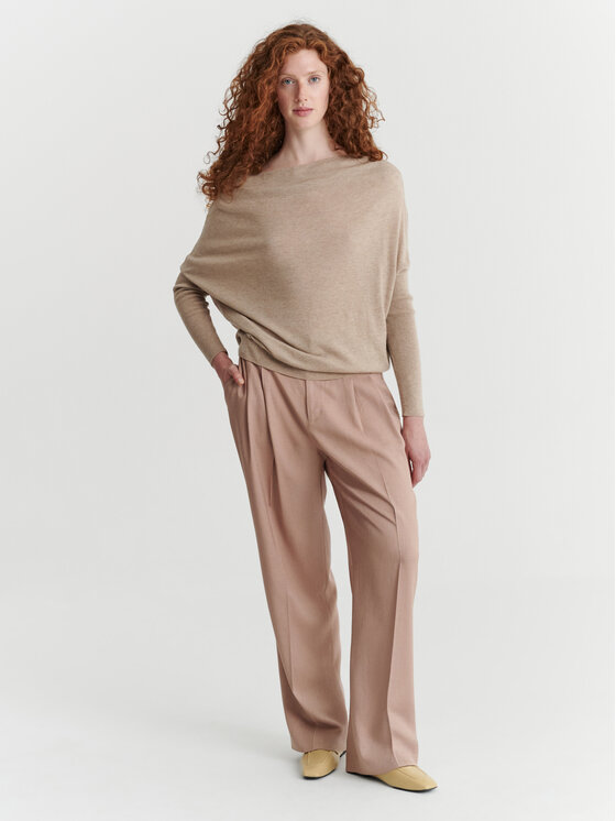 TATUUM TATUUM Sweter NASHA Beżowy Oversize