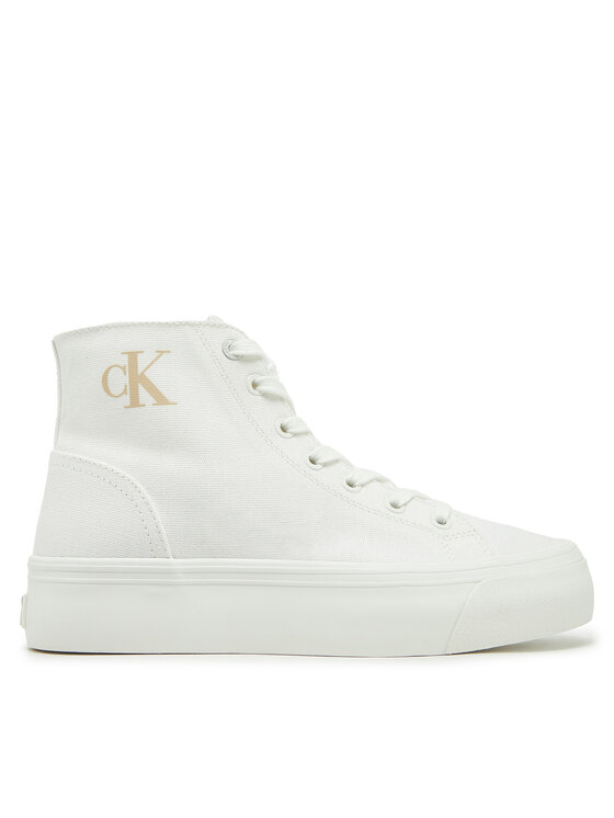 Calvin Klein Jeans Plátenky YW0YW01764 Biela