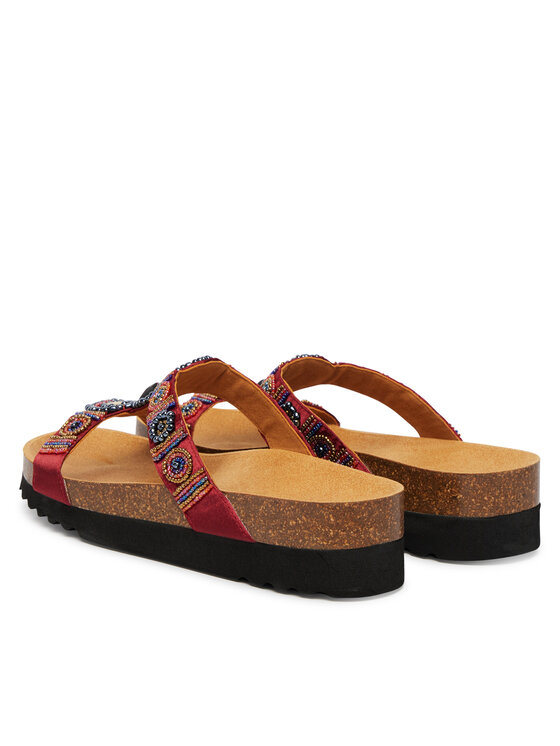 Scholl Scholl Шльопанці New Bogota MF26607 Бордовий