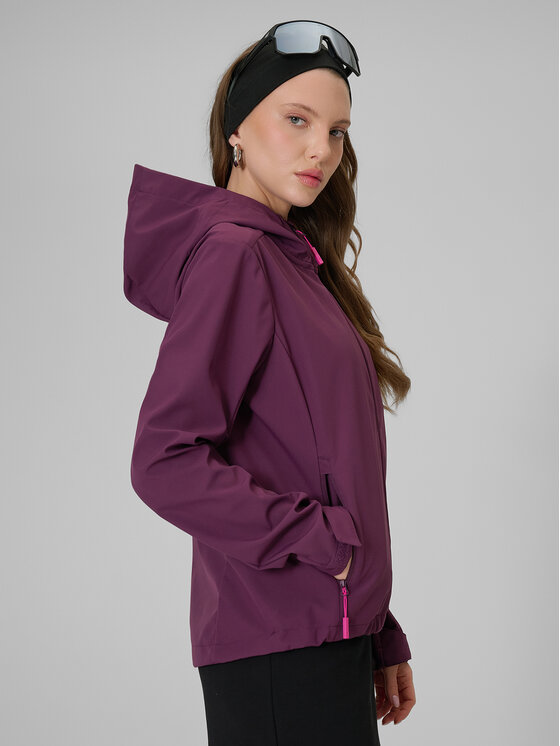 4F 4F Kurtka przejściowa EVERYDAY ACTIVE Fioletowy Slim Fit