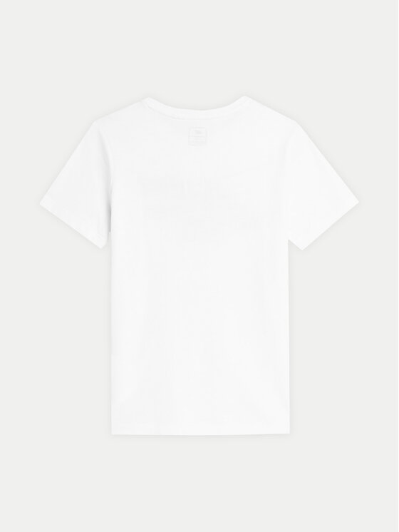 4F 4F T-shirt 4FJWSS24TTSHM1115 Bijela Regular Fit