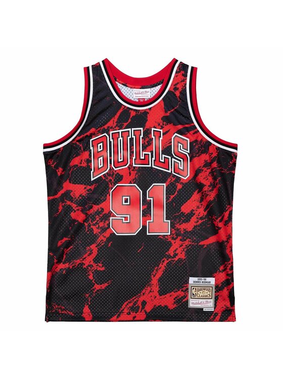 Mitchell & Ness Mitchell & Ness Tank top Dennis Rodman Chicago Bulls Kolorowy Standard Fit