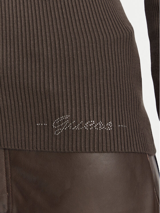 Guess Guess Golf W6BR29 Z1417 Brązowy ciemny Slim Fit