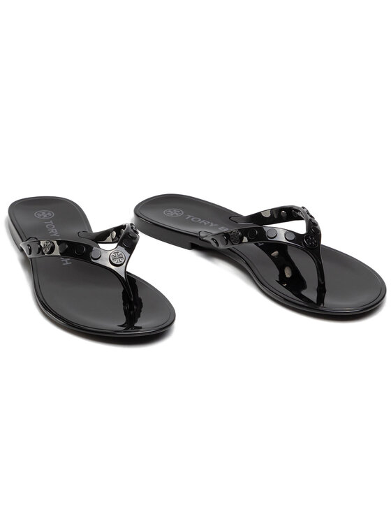 Tory Burch Tory Burch Japonki Studded Jelly 76555 Czarny