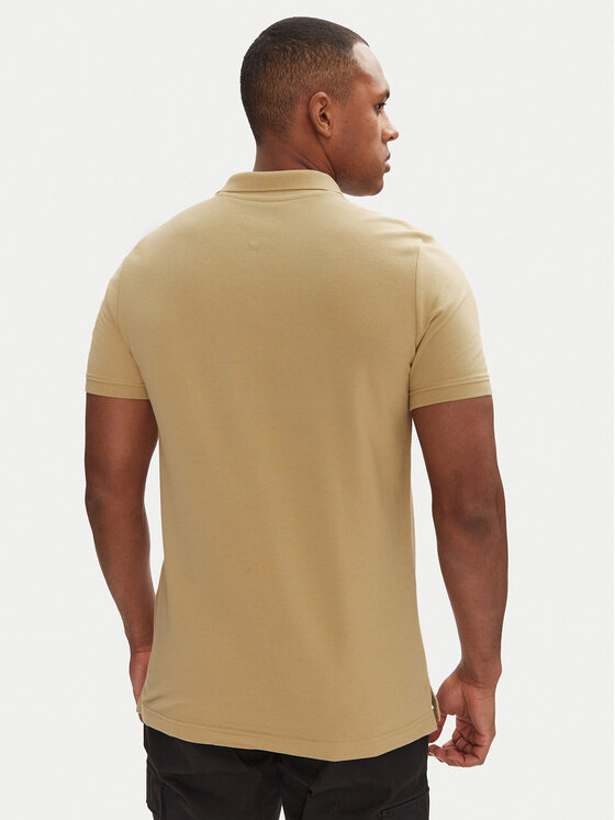 Tommy Jeans Tommy Jeans Polokošeľa DM0DM20676 Béžová Slim Fit