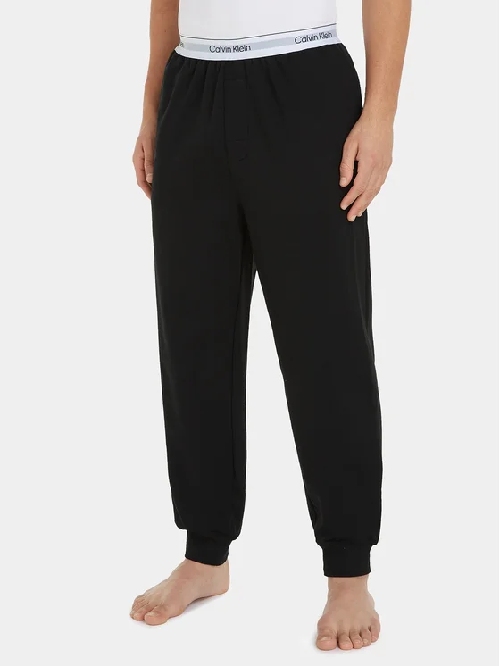 Calvin Klein Underwear Pyjamahose 000NM2302E Schwarz Regular Fit