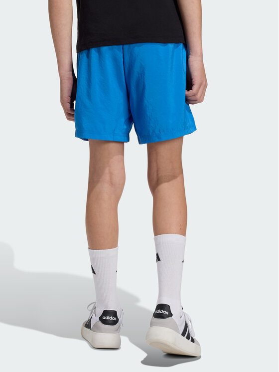 adidas adidas Szorty materiałowe 155857 Niebieski jasny Regular Fit