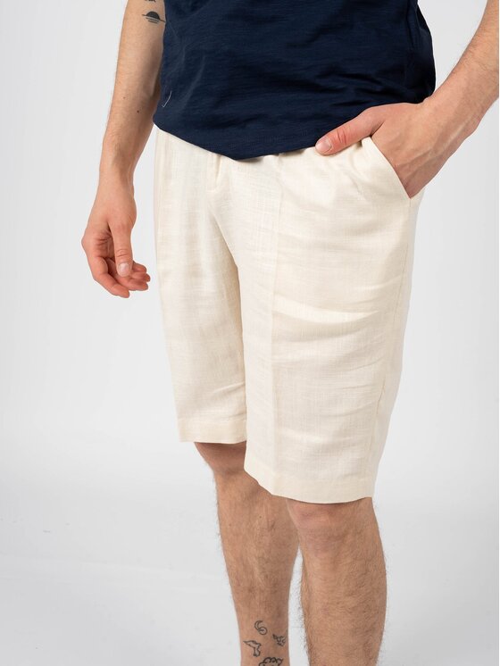 Antony Morato Antony Morato Šortky MMSH00145-FA800126 Écru Regular Fit