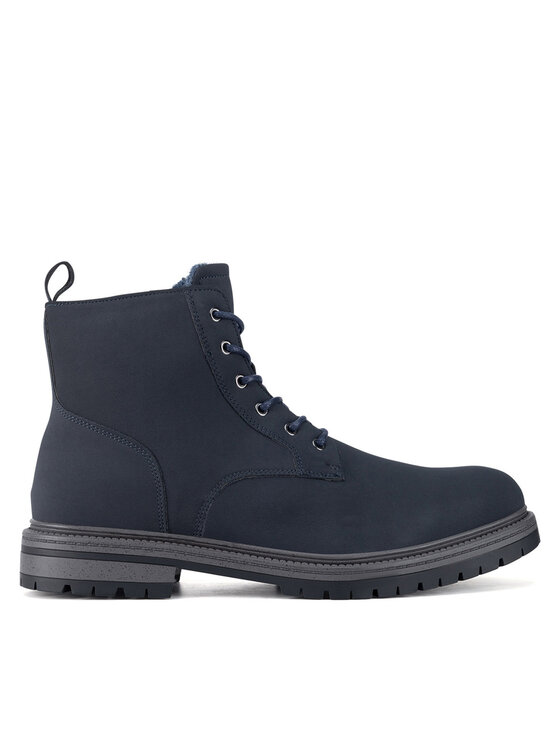 Lanetti Lanetti Schnürschuhe MYL8513-3 Dunkelblau