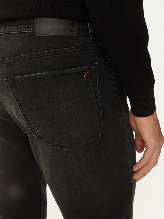 BOSS Boss Jeans hlače Maine 50528351 Črna Regular Fit