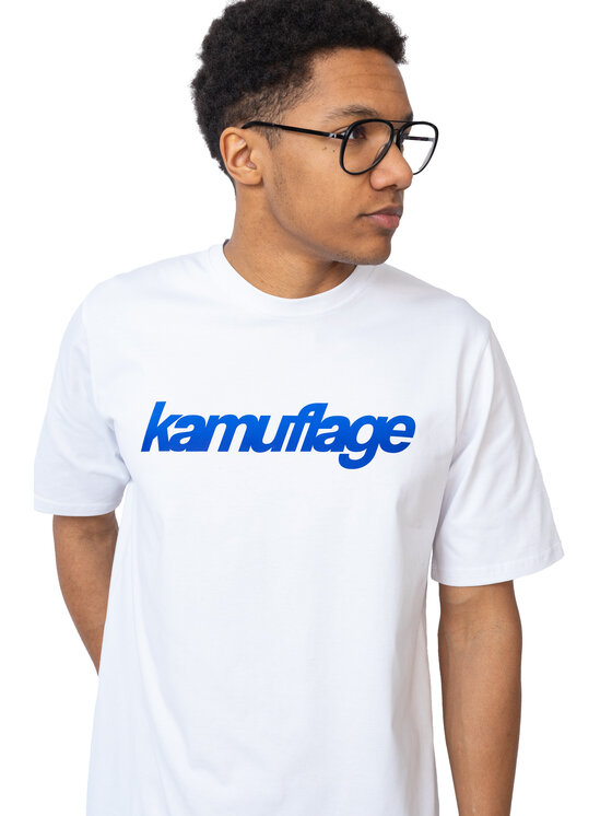 Kamuflage Kamuflage T-Shirt V12 Biały Oversize