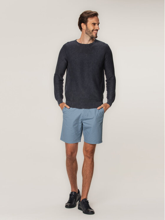 Willsoor Willsoor Sweter 66607 Szary Regular Fit