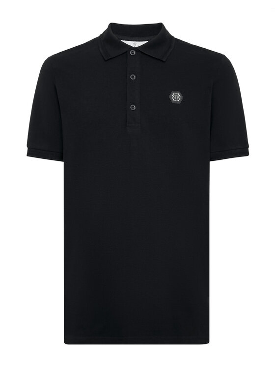 PHILIPP PLEIN PHILIPP PLEIN Polo 1727 Czarny Slim Fit