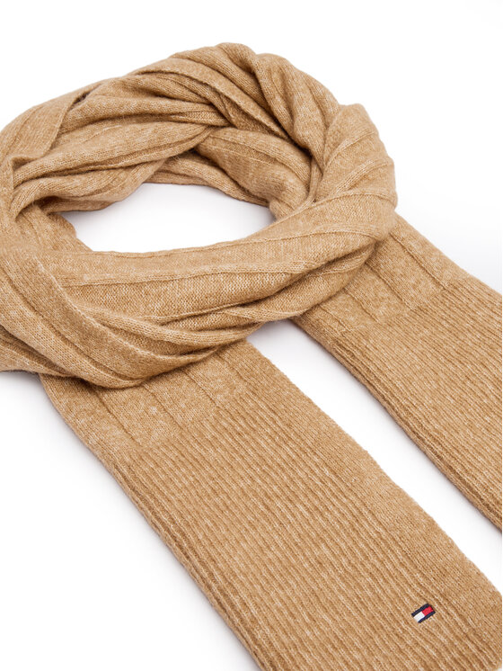 Tommy Hilfiger Tommy Hilfiger Šal Flag Fluffy AW0AW17787 Bež