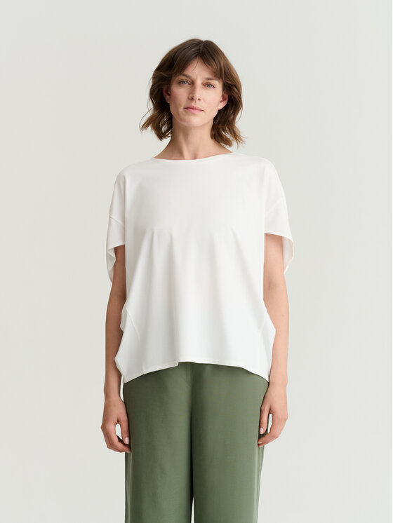 TATUUM TATUUM Bluzka POLIN Kremowy Loose Fit