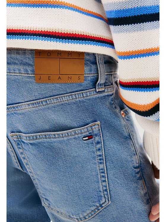 Tommy Jeans Tommy Jeans Jeansshorts DM0DM22981 Blau Bermuda Fit