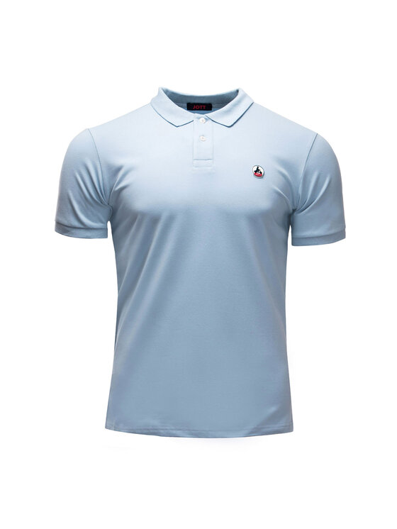 Jott Jott Polo SS24MPOL10-10B_3XL Niebieski Regular Fit
