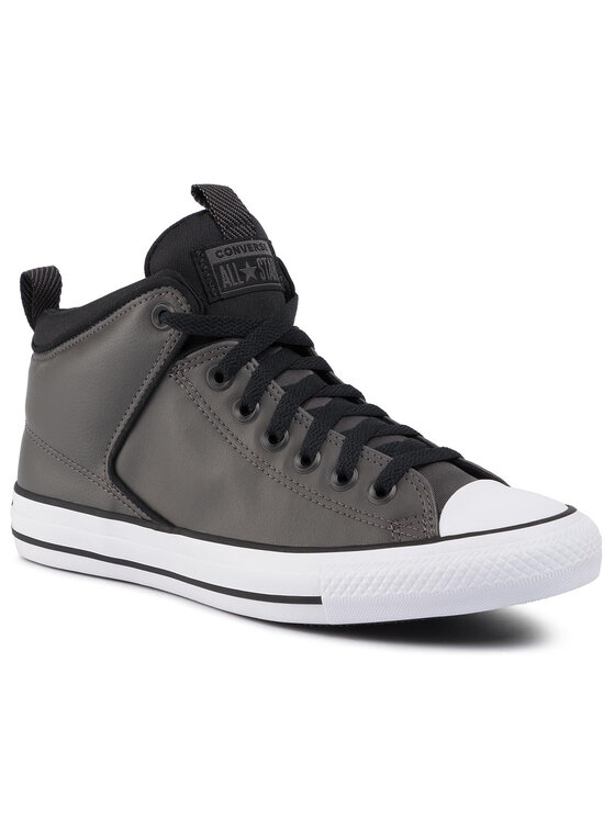 Converse Sneakers aus Stoff Ct High Street Hi 166245C Grau Modivo