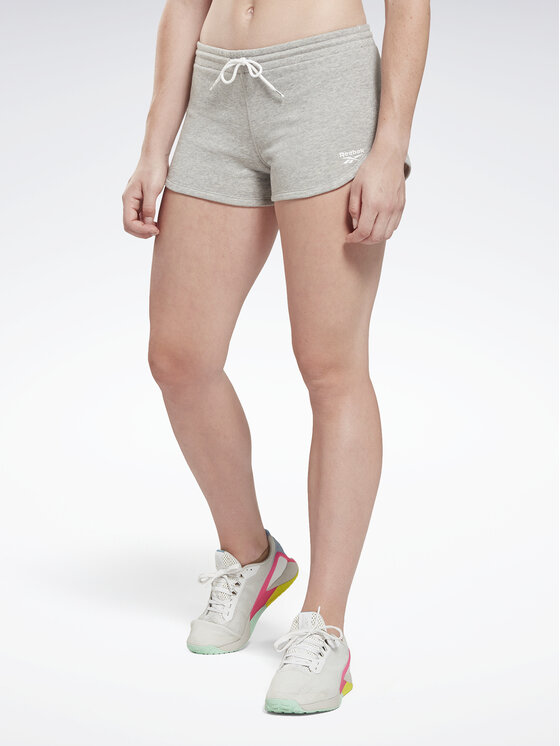 Reebok Reebok Sportovní kraťasy Identity French Terry Shorts H54766 Šedá Slim Fit