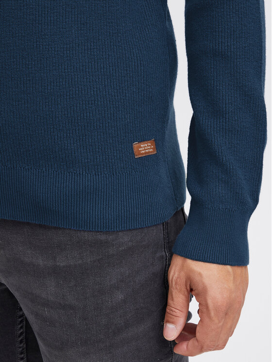 Blend Blend Sweter 20716265 Granatowy Regular Fit