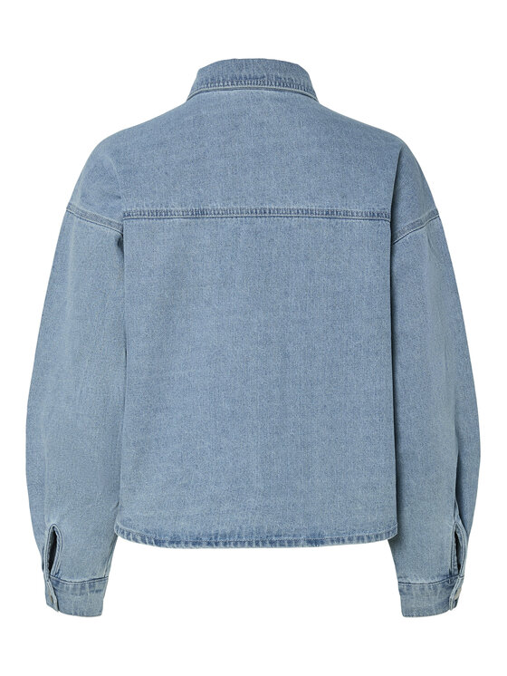 Pieces Pieces Джинсова куртка Tamra 17157410 Голубий Regular Fit