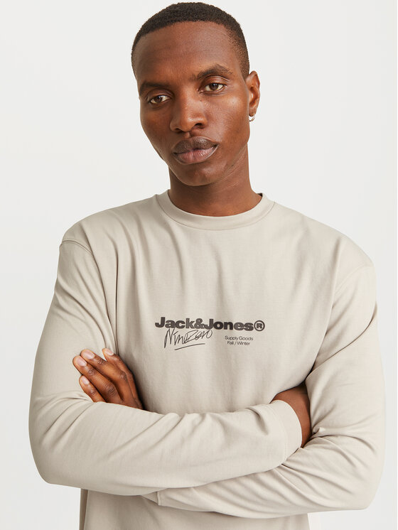 Jack&Jones Jack&Jones Longsleeve Charlie 12265426 Μπεζ Regular Fit
