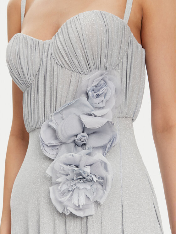 Elisabetta Franchi Elisabetta Franchi Večerní šaty AB-R22-52E2 Světle modrá Regular Fit