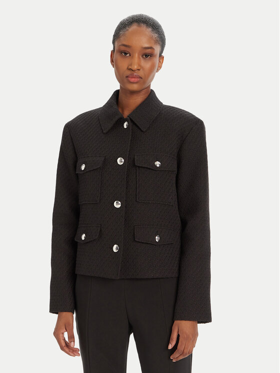 HUGO HUGO Pintsak Alayna 50542615 Must Regular Fit
