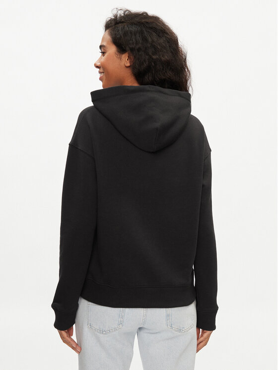 Tommy Jeans Tommy Jeans Μπλούζα Logo Drawcord DW0DW17794 Μαύρο Boxy Fit