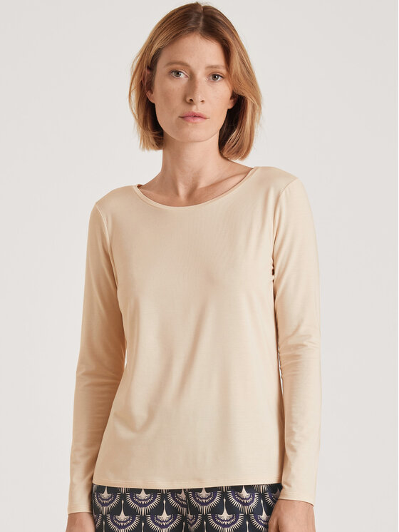 Calida Calida T-Shirt 15696 Beżowy Comfortable Fit