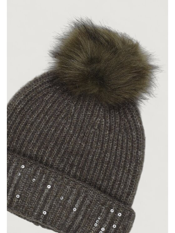 Pieces Pieces Berretto Pcjulietta Sequins Hood Bc Verde