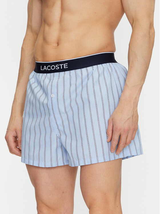 Lacoste Lacoste Set di 3 boxer 7H1283 Blu scuro