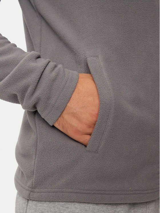 4F 4F Felpa di pile 4FWMM00TFLEM290 Grigio Regular Fit
