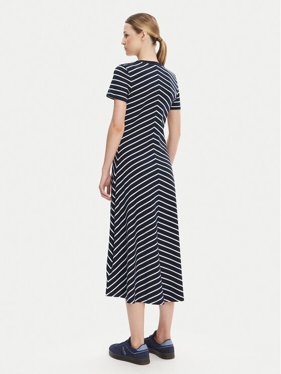 Tommy Hilfiger Tommy Hilfiger Každodenné šaty WW0WW44547 Tmavomodrá Regular Fit
