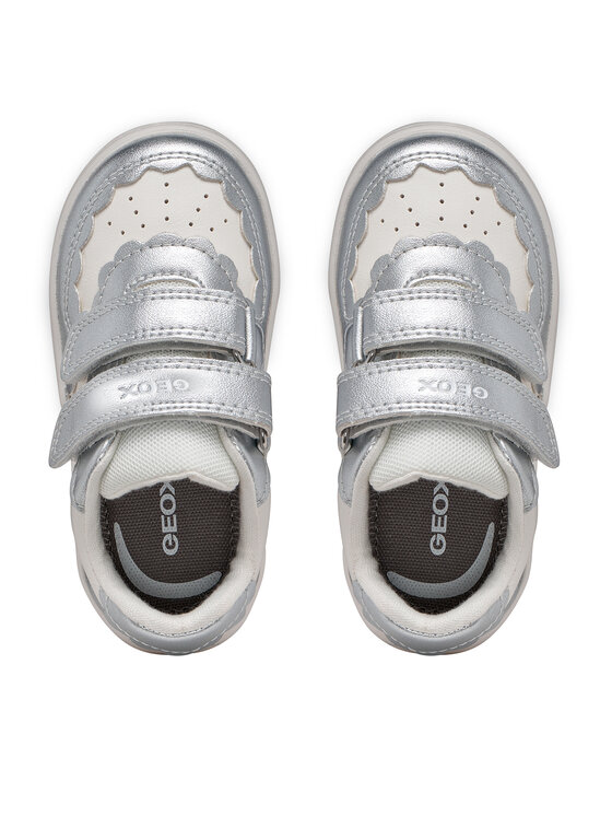 Geox Geox Snīkeri B Eclyper Girl B555MA 054AJ C0007 Sudraba